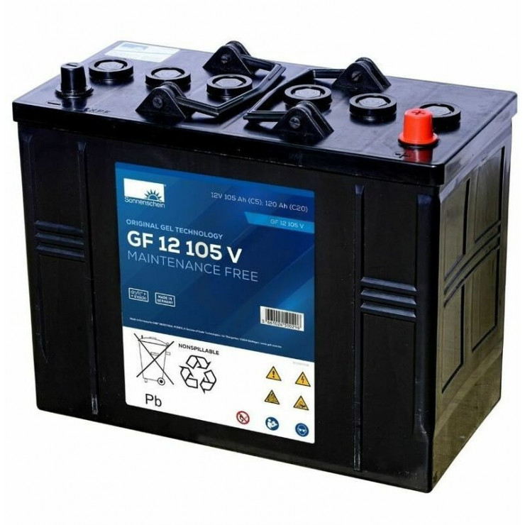 Batterie Gel Sonnenschein GF12105V 12v 120ah