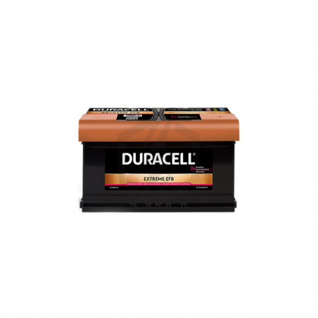 Batterie Duracell DA65 EFB 12v 75ah 700A L3D X3D