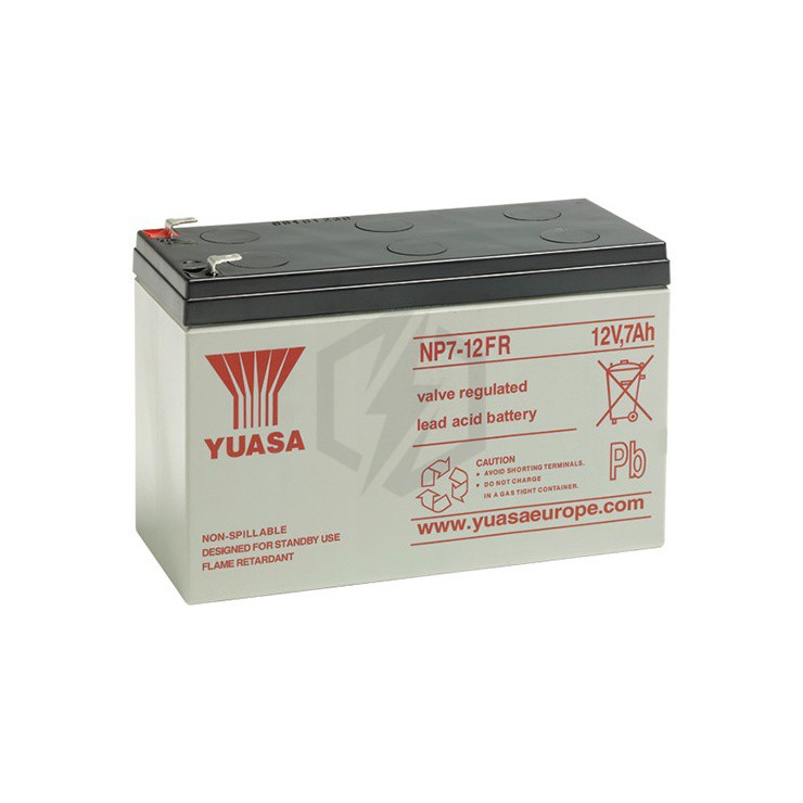 Batterie plomb étanche NP7-12FR Yuasa 12V 7ah