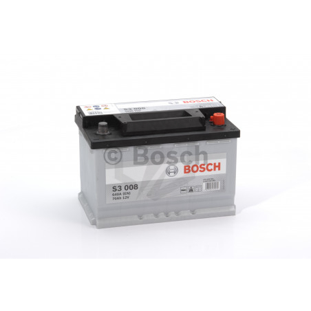 Batterie Bosch S3008 12v 70ah 640A 0092S30080 L3D
