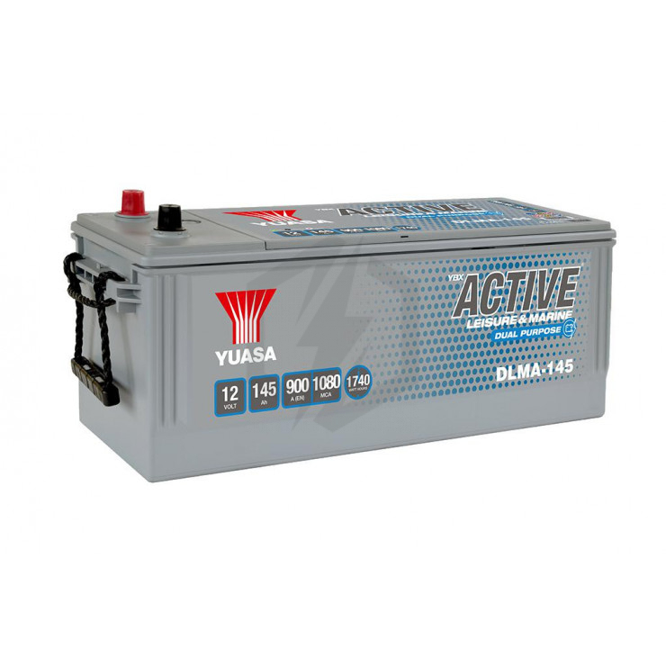 Batterie décharge lente Yuasa DLMA-145 Dual 12v 145ah 900A