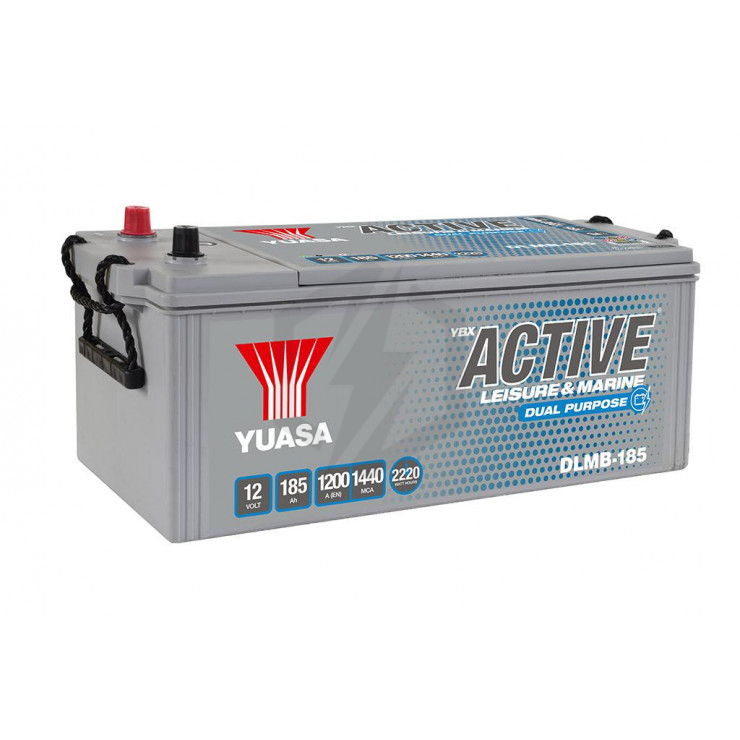 Batterie décharge lente Yuasa DLMB-185 Dual 12v 185ah 1200A
