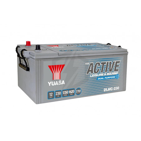 Batterie décharge lente Yuasa DLMC-230 Dual 12v 230ah 1350A
