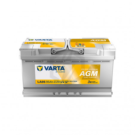 Batterie décharge lente AGM Varta LA95 12v 95ah X5D