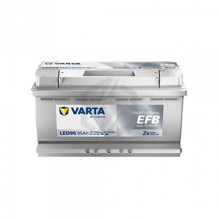 Batterie décharge lente VARTA LED95 12V 95AH EFB 930095085 X5D