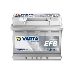 Batterie Varta Blue Dynamic EFB N60 12v 60ah 640A 560 500 064 L2D