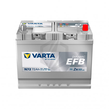 Batterie Varta Blue Dynamic EFB N72 12v 72ah 760A 572 501 076