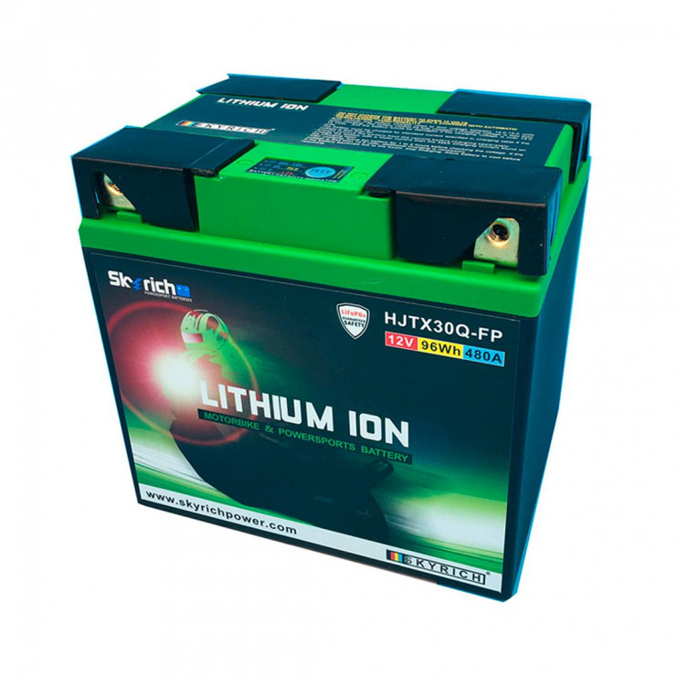 BATTERIE MOTO LITHIUM SKYRICH HJTX30Q-FP YTX30L