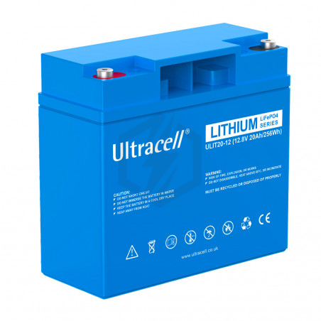 Batterie ULIT20-12 Ultracell lithium 12.8V 20ah