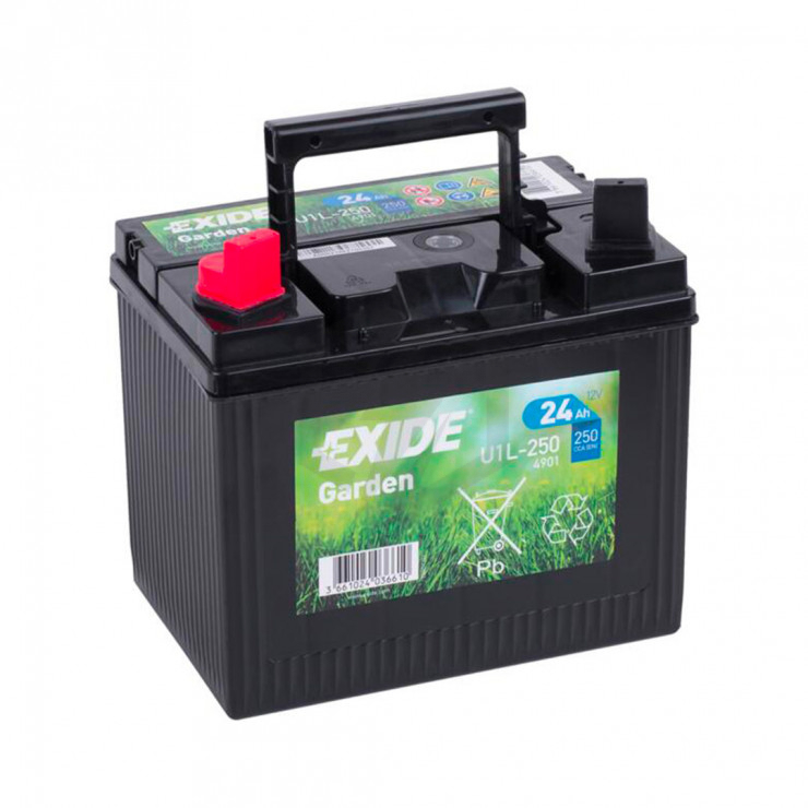 Batterie moto Exide U1L-250 (U1-9) 12v 24ah 250A