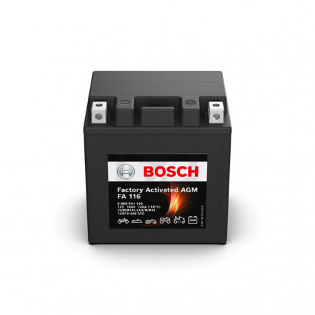 Batterie moto Bosch FA116 YB10L-A2 12N10-3A 12V 10AH 120A
