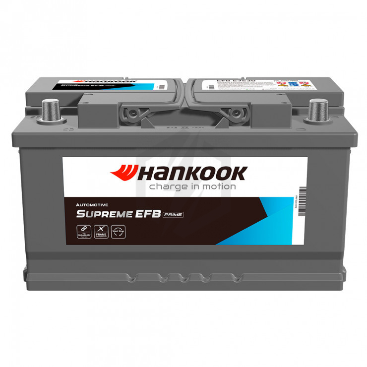 Batterie Hankook 57530 EFB 12V 75AH 730A LB4D