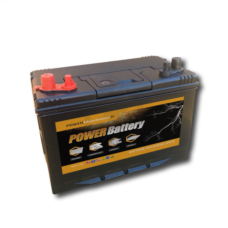 Batterie décharge lente Power Battery 12v 86ah double borne