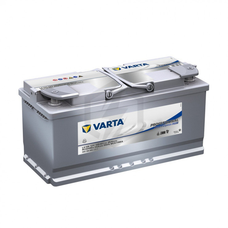 Batterie décharge lente AGM Varta LA105 12v 105ah