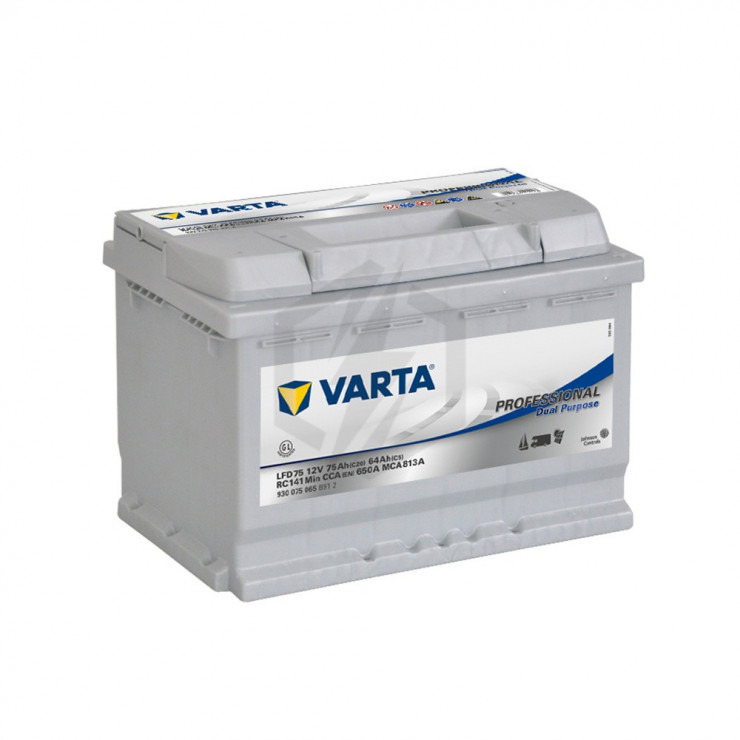 Batterie décharge lente VARTA LFD75 12v 75ah