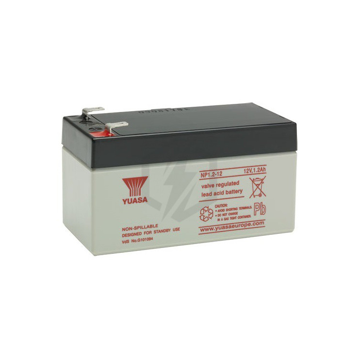 Batterie plomb étanche NP1.2-12 Yuasa 12V 1.2ah