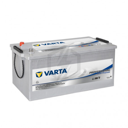 Batterie décharge lente VARTA LFD230 12v 230ah