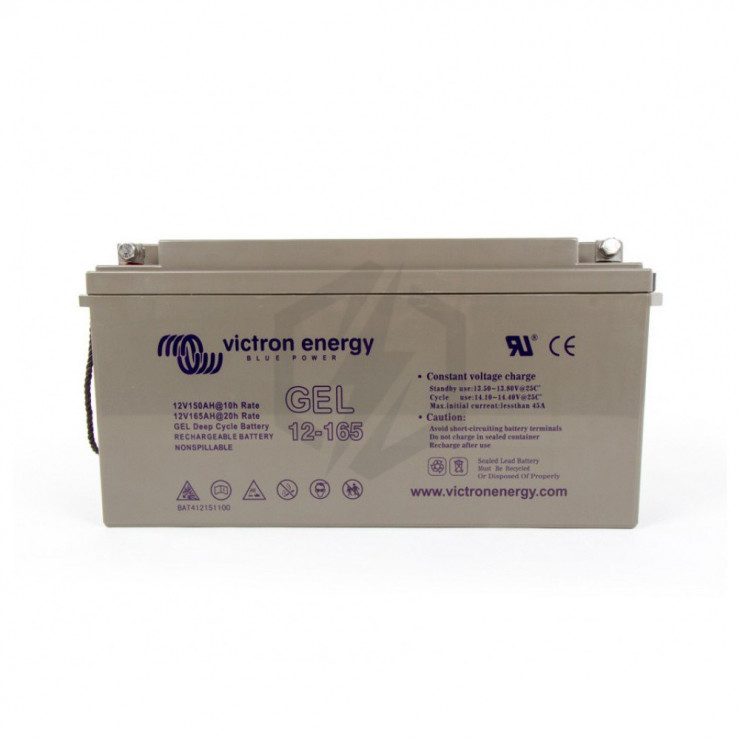 BATTERIE DÉCHARGE LENTE VICTRON ENERGY GEL 12V 165AH