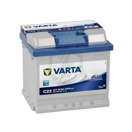 Batterie Varta Blue C22 12v 52ah 470A