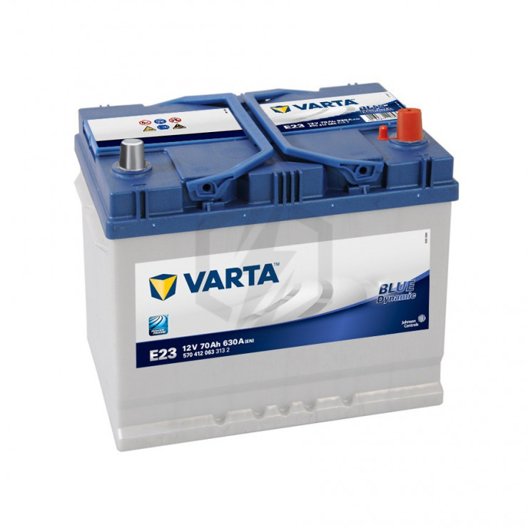 Batterie Varta Blue Dynamic E23 12v 70ah 630A 570 412 063