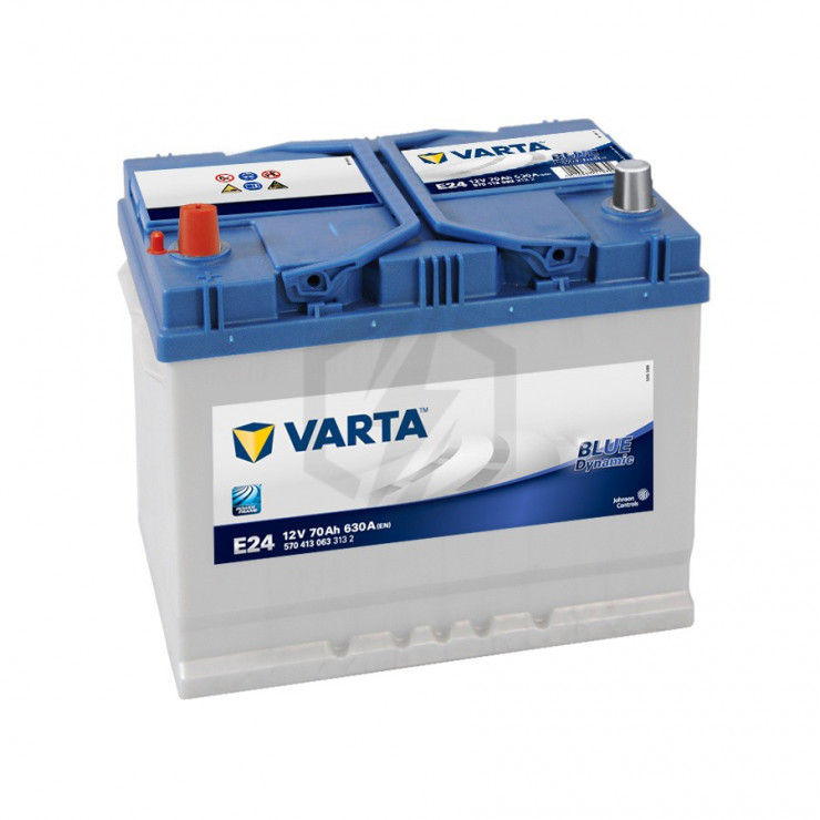 Batterie Varta Blue Dynamic E24 12v 70ah 630A 570 413 063 D26G
