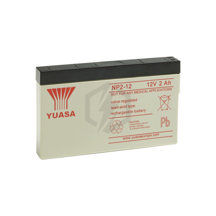 Batterie plomb étanche NP2-12 Yuasa 12V 2ah