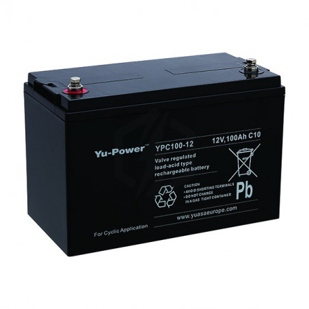 Batterie au plomb étanche RS PRO 12V 100Ah cyclique Code