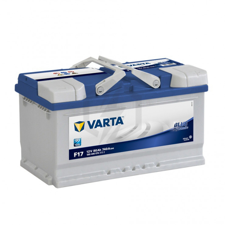 Batterie Varta Blue Dynamic F17 12v 80ah 740A 580 406 074 LB4D