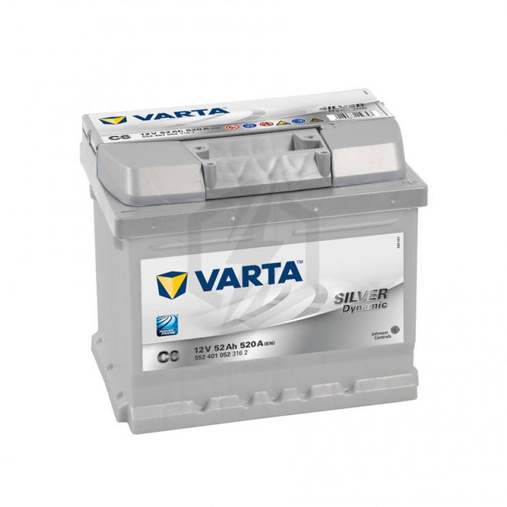 Batterie Varta Silver C6 12v 52ah 520 A