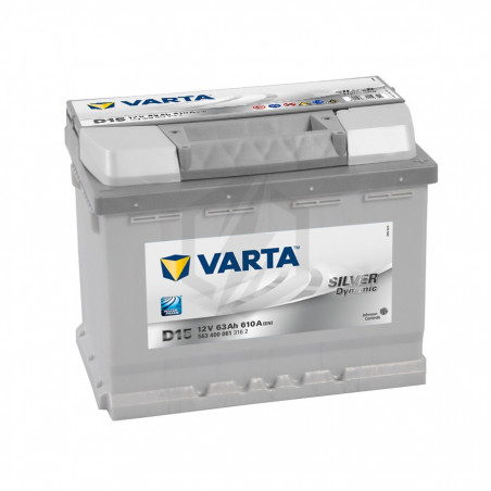 Batterie Varta Silver Dynamic D15 12v 63ah 610A 563 400 061 L2D