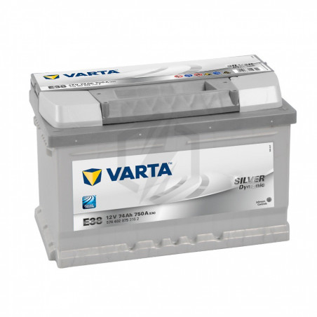 Batterie Varta Silver Dynamic E38 12v 74ah 750A 574 402 075 LB3D