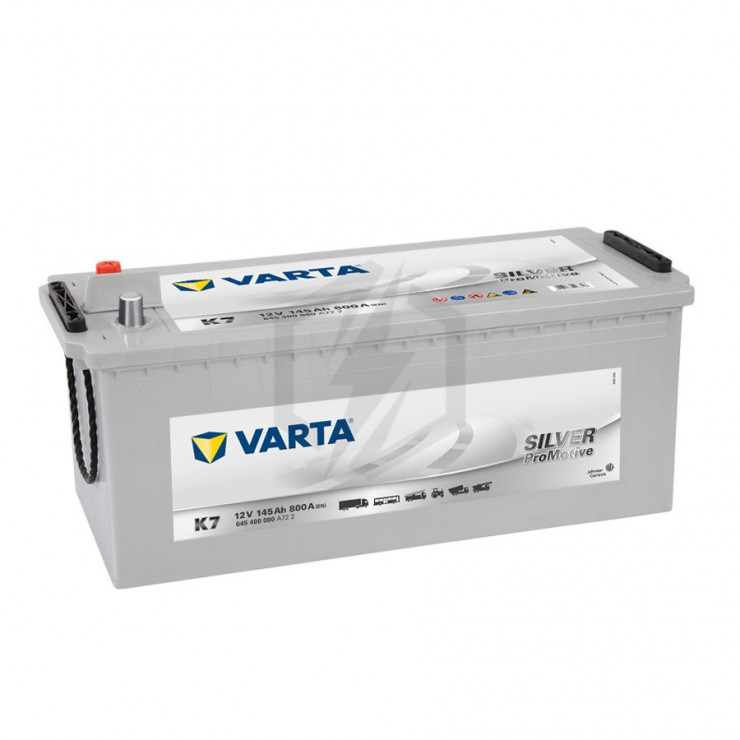 Batterie Varta Promotive Silver K7 12V 145ah 800A