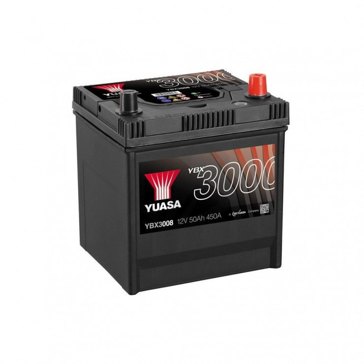 Batterie Yuasa SMF YBX3008 12V 50ah 450A