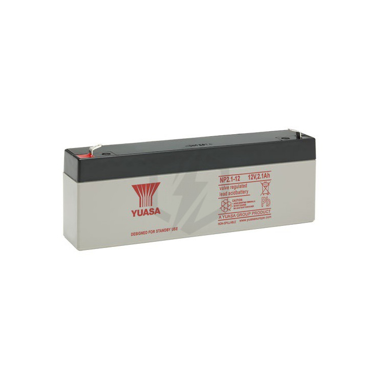 Batterie plomb étanche NP2.1-12 Yuasa 12V 2.1ah