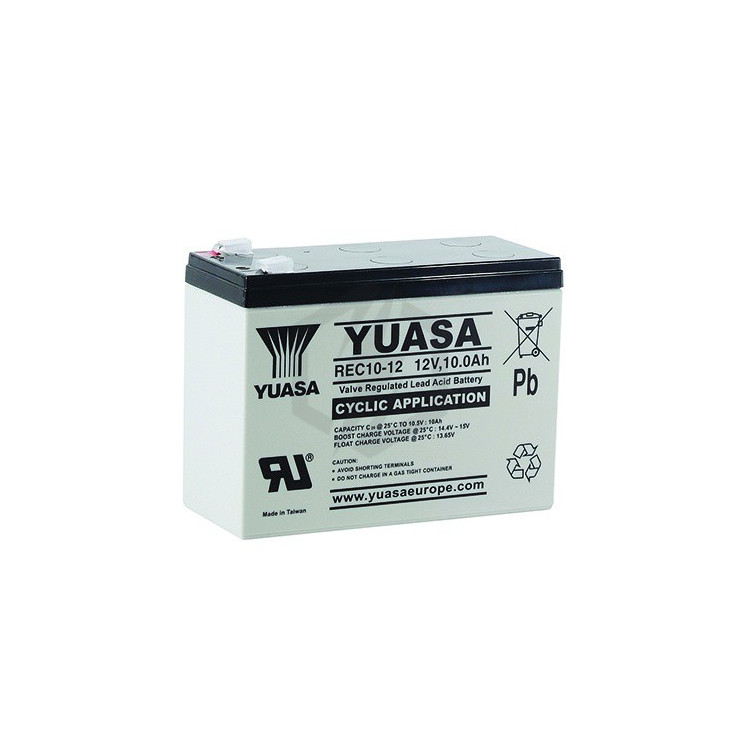 Batterie plomb étanche REC10-12 Yuasa 12v 10ah