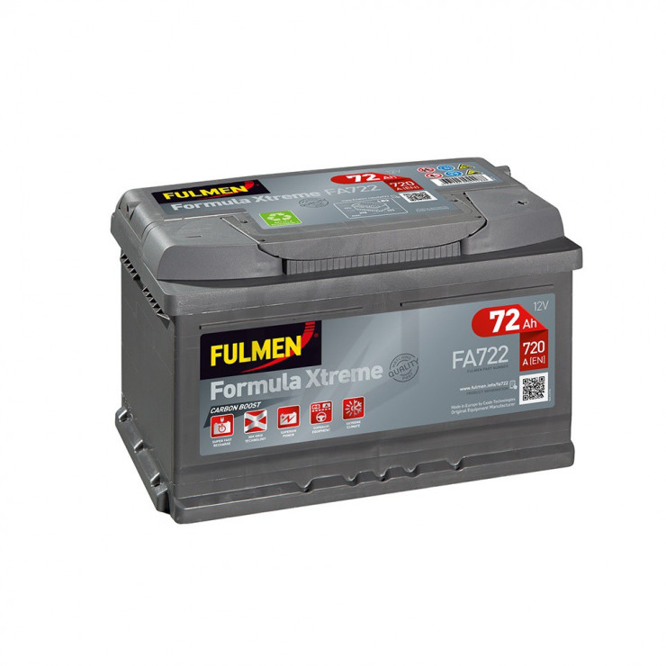 Batterie FULMEN Formula XTREM FA722 12v 72AH 720A Batterie FULMEN Formula XTREM FA722 12v 72AH 720A
