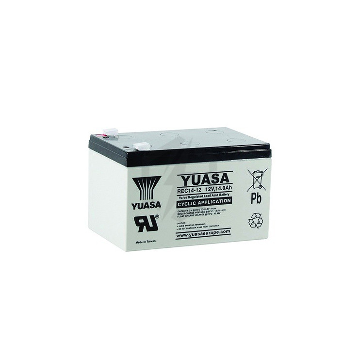 Batterie plomb étanche REC14-12 Yuasa 12v 14ah