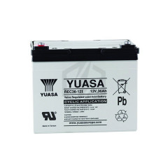 Batterie plomb étanche REC36-12 Yuasa 12v 36ah