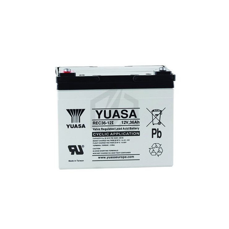 Batterie plomb étanche REC36-12 Yuasa 12v 36ah Batterie plomb étanche REC36-12 Yuasa 12v 36ah