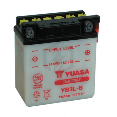 Batterie moto YUASA YB3L-B 12V 3.2AH 30A