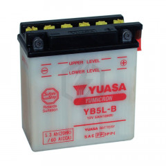 Batterie moto YUASA YB5L-B 12V 5.3AH 60A