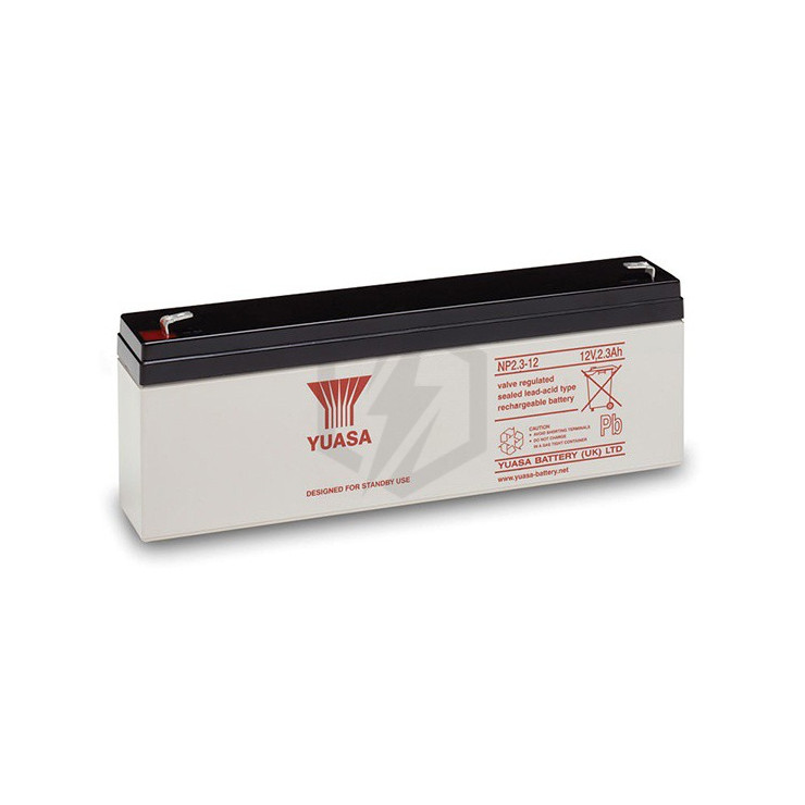 Batterie plomb étanche NP2.3-12 Yuasa 12V 2.3ah