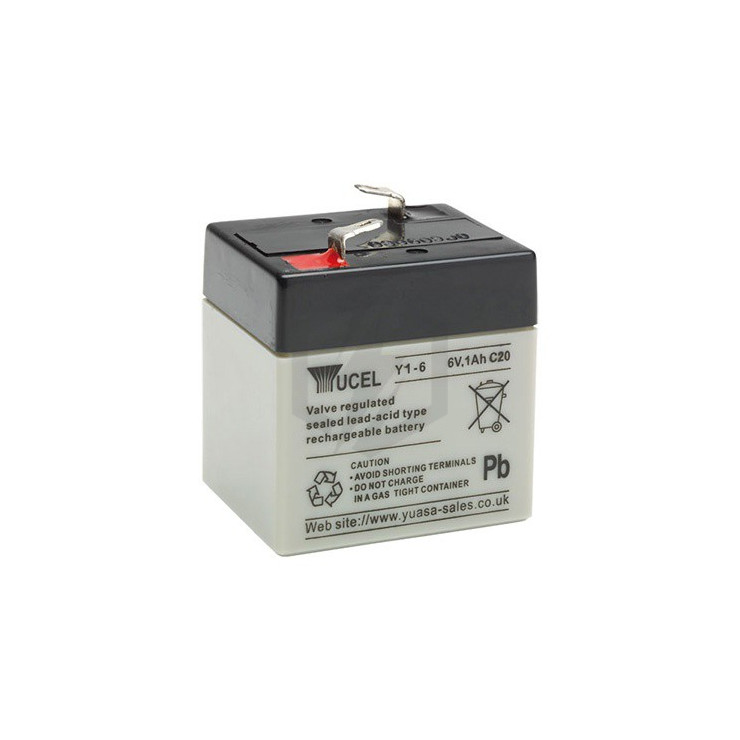 Batterie plomb étanche Y1-6 Yuasa Yucel 6v 1.2ah