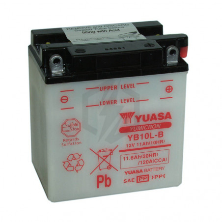 Batterie moto YUASA YB10L-B 12V 11.6AH 120A