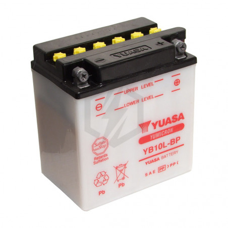 Batterie moto YUASA YB10L-BP 12V 12.6AH 165A