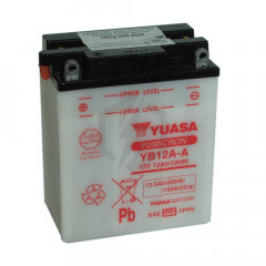 Batterie moto YUASA YB12A-A 12V 12.6AH 150A