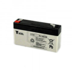Batterie plomb étanche Y1.2-6 Yuasa Yucel 6v 1.2ah