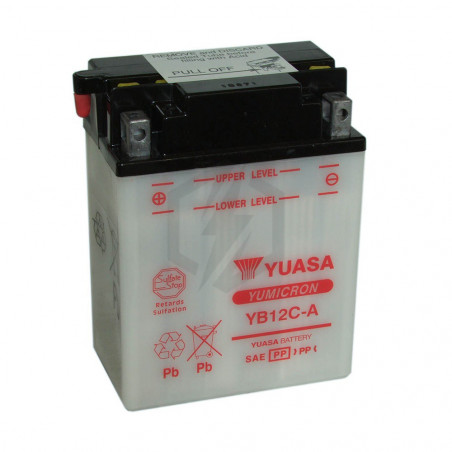 Batterie moto YUASA YB12C-A 12V 12.6AH 150A