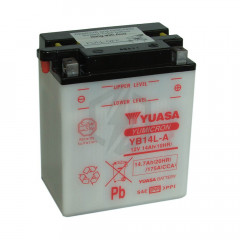 Batterie moto YUASA YB14L-A2 12V 14.7AH 175A