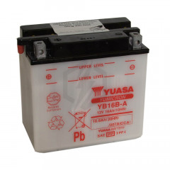 Batterie moto YUASA YB16B-A 12V 16.8AH 207A